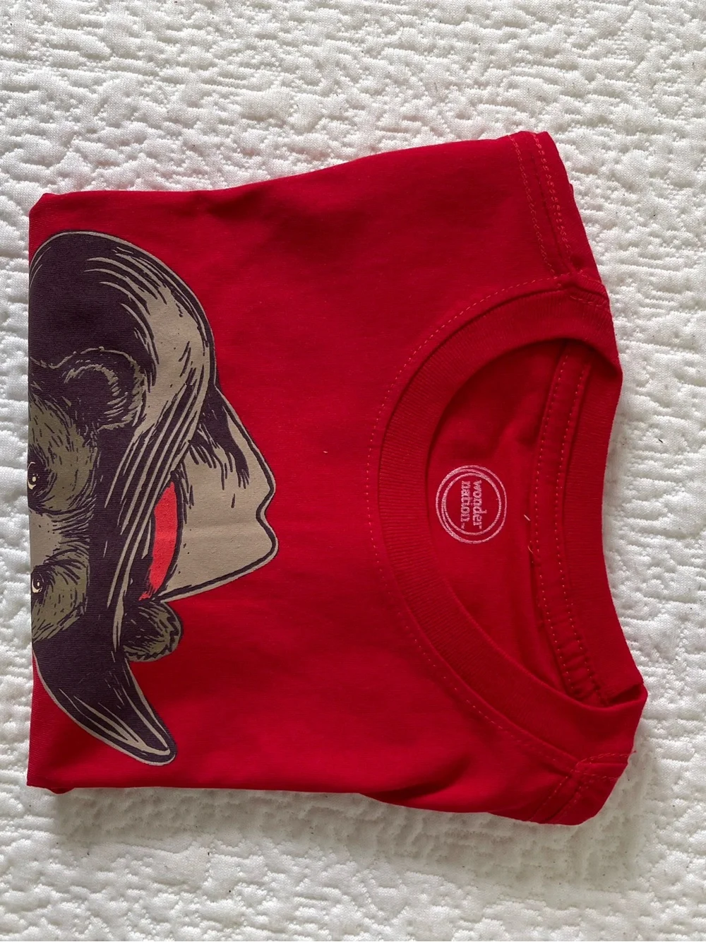 OshKosh B'gosh Red 'Snack Bandit' Bear Graphic Tee